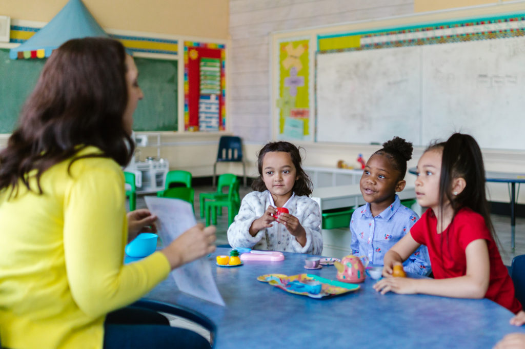 teacher providing some structure for children with Reactive Attachment Disorder.